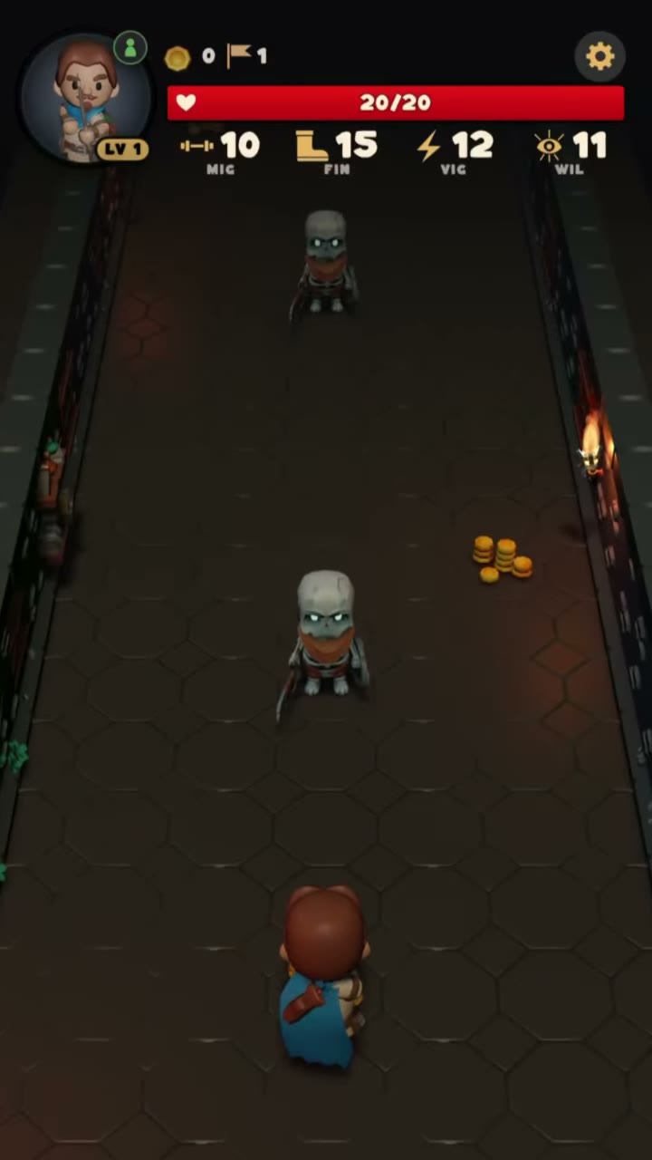 Gameplay from Hoppy Dungeon